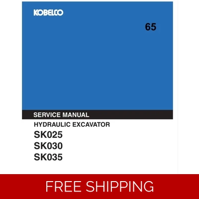 KOBELCO SK025 , SK030 , SK035 EXCAVATOR SERVICE REPAIR MANUAL KOBELCO SK025 , SK030 , SK035 EXCAVATOR SERVICE REPAIR MANUAL